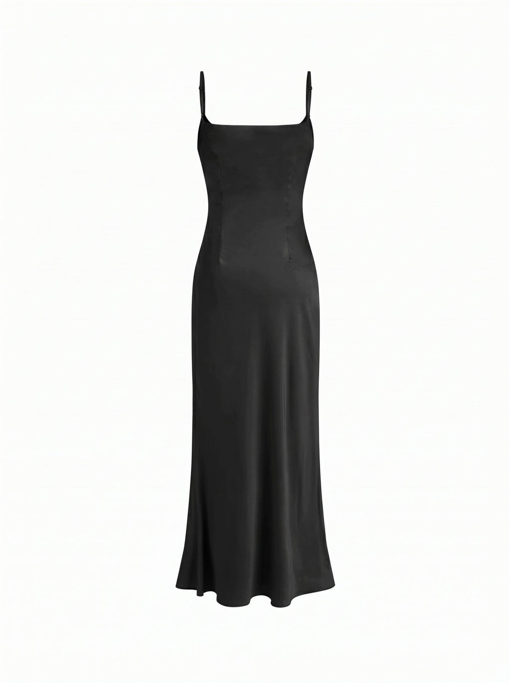 Satin Off-shoulder Cloak Sleeve Wrap Mermaid Maxi Dress