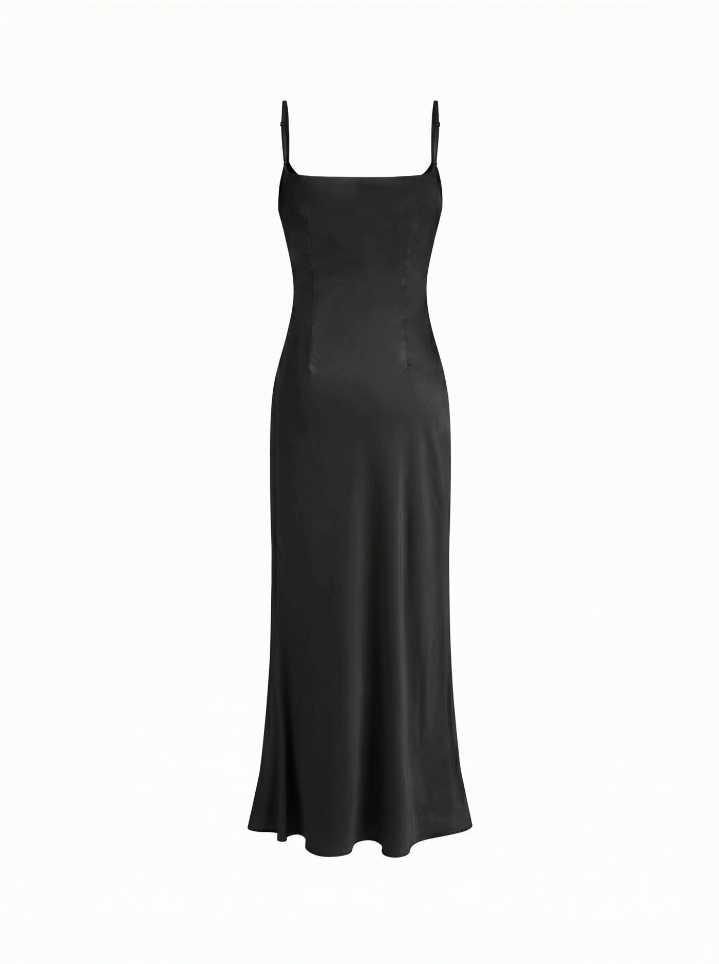Satin Off-shoulder Cloak Sleeve Wrap Mermaid Maxi Dress
