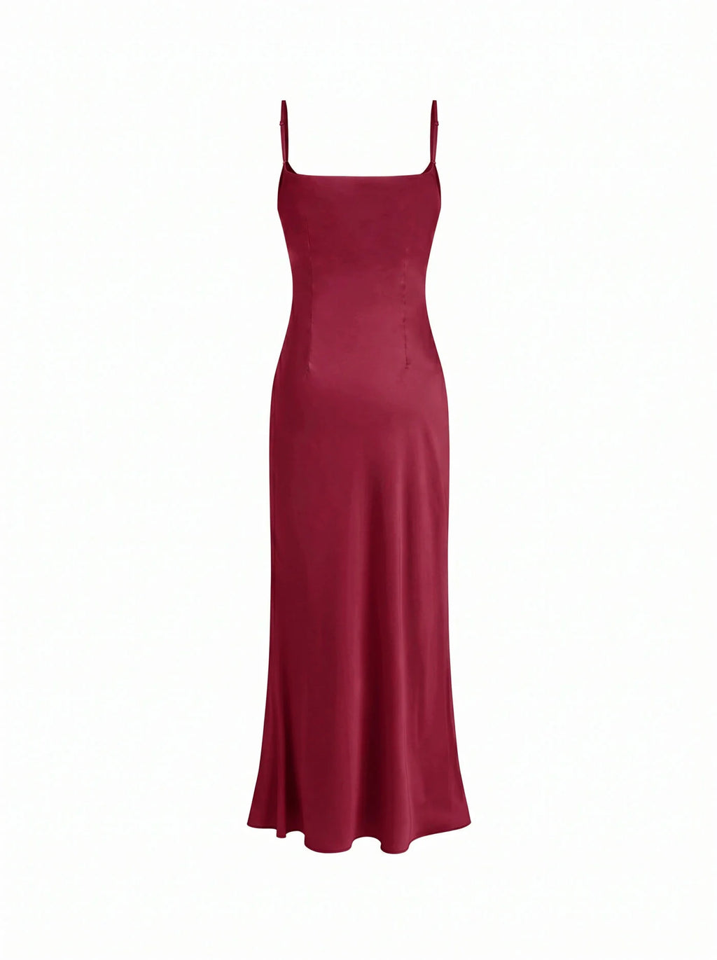 Satin Off-shoulder Cloak Sleeve Wrap Mermaid Maxi Dress