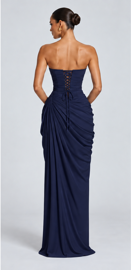 Vestido drapeado