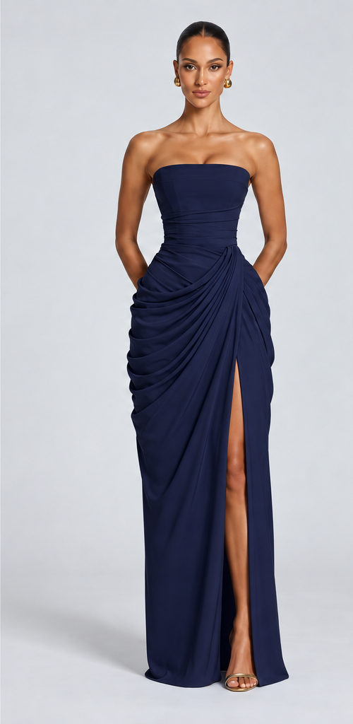 Vestido drapeado