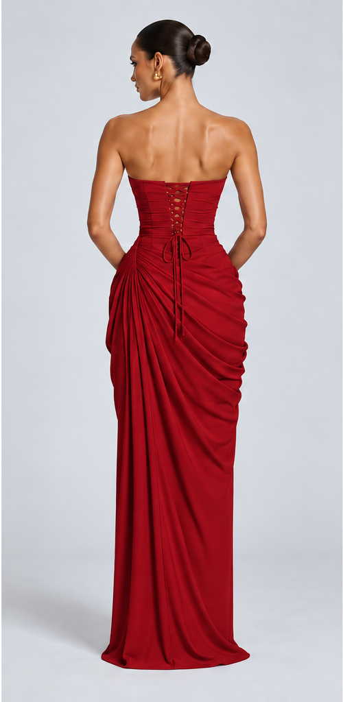 Vestido drapeado